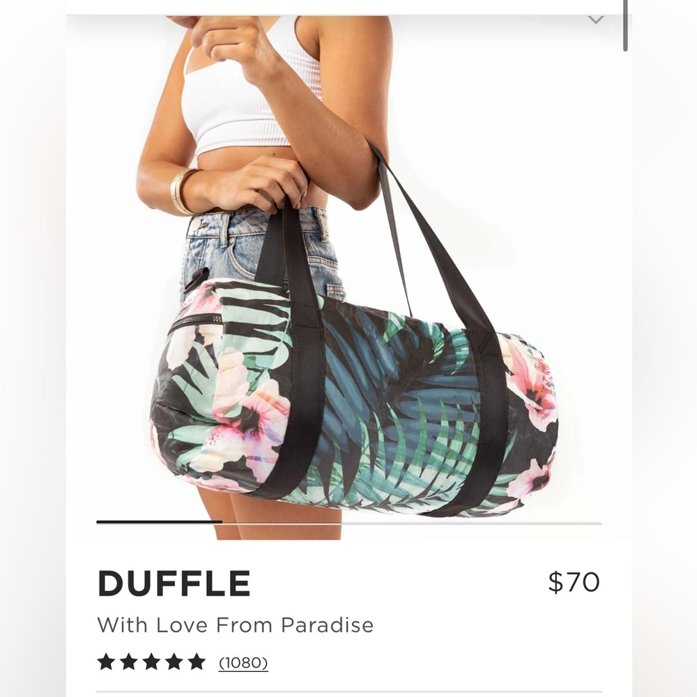 Aloha collection With Love From Paradise Duffle bag 🌺 - Picture 5 of 5